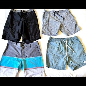 Mens swimming trunks, size M/32, set of 4!